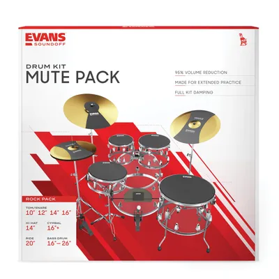 Produktbild von Evans HQ SoundOff Rock Box Set
