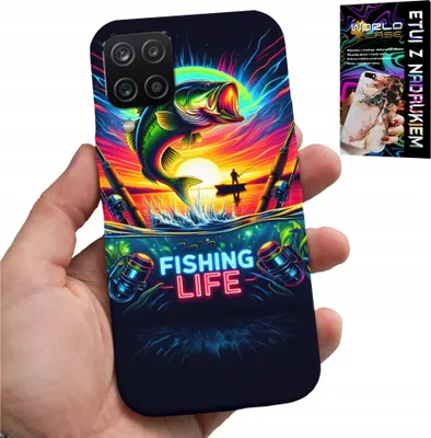 Obrázek produktu pro Pouzdro Pro Samsung Galaxy A22 5G - Rybářské Vzory Rybaření Rybářské Záda