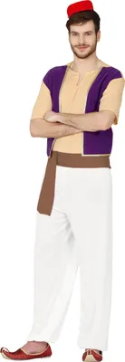A man wearing a costume.