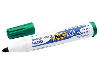Image de BIC - Stylo feutre BIC 1701 Whiteboard um l vert | Boîte extérieure de 12 pièces