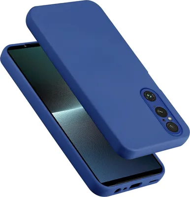 Produktbild von Cadorabo Hülle für Sony Xperia 1 V Hülle Silikon Handyhülle Case aus flüssigem Silikon, Kratzfeste und stoßfeste Schutzhülle für Sony Xperia 1 V