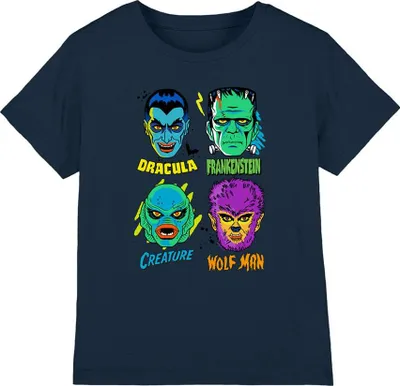 Image de T-shirt Universal Monsters pour enfants TV25971 (128) (marine)