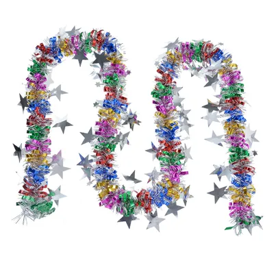 Image de Clayre & Eef Guirlande de Noël 200 cm Multicolore Plastique