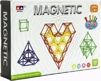 Obrázek produktu pro Magnetická stavebnice 99 ks