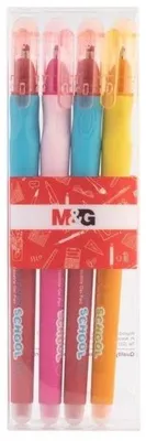 Produktbild von Löschbarer Kugelschreiber Ergo Girl 0,7 mm blau 4 Stück