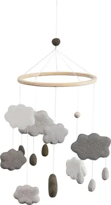 Produktbild von Sebra Clouds Babymobile Warm Grey