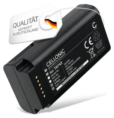 Produktbild von CELLONIC 1x Akku für Haustechnik Kompatibel mit Eufy Video Doorbell E340, T8743 - (6500mAh, 3.7V)