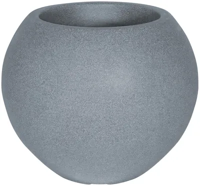 Produktbild von Blumentopf Kugeltopf geli Kunststoff Ø 40 cm H 34 cm betongrau