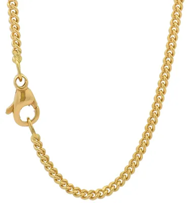 Produktbild von Goldkette Panzerkette Länge 38cm - Breite 2.1mm - 750-18 Karat Gold