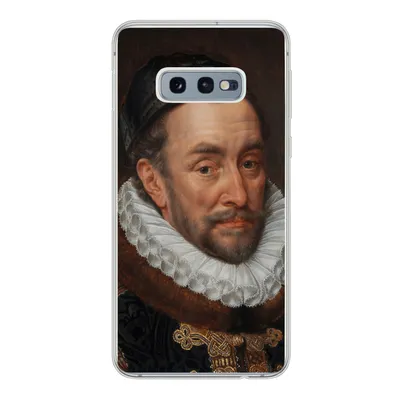 Produktbild von MuchoWow® Handyhülle Schutzhülle Hülle für Samsung Galaxy S10e Wilhelm von Oranien - Gemälde von Adriaen Thomasz. Silikon Softcase Handy Hülle - Handy