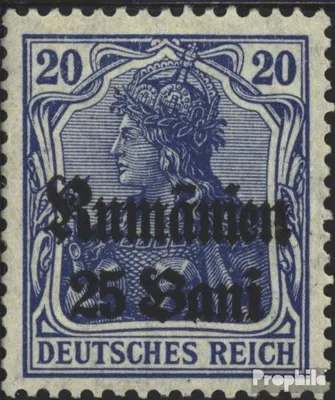 Produktbild von Briefmarken Dt. Militärverw. Rumänien 1918 Mi 11a postfrisch Germania