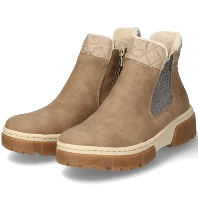 Produktbild von Damen-Stiefeletten Rieker X8674-64 beige 40