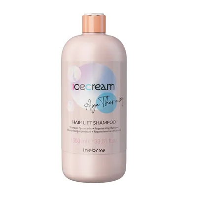 Productafbeelding van Regenererend shampoo voor volwassen en poreus haar, Ice Cream Age Therapy (Hair Lift Shampoo), 1000 ml