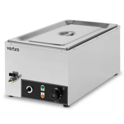 Image de VERTES Chauffe-plats Chauffe-buffet Récipient chauffant Pour aliments Électrique 1000W en acier inoxydable (Incl. 1x 1/1 GN récipient avec couvercle pour 20,5L)