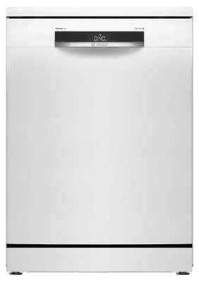 Produktbild von Bosch Serie 6 SMS6ECW15E, Freistehend, Standardgröße (60 cm), Weiß, Berührung, Tiefer, höher, Zusammenklappbar