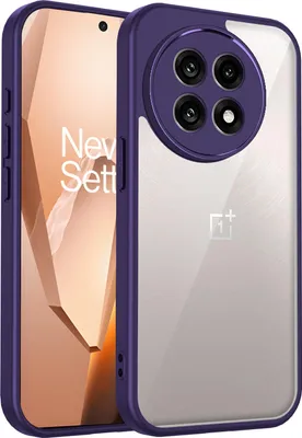 Produktbild von Hülle für OnePlus 11 Transparente Rückseite TPU Bumper Stoßfest Handyhülle Lila