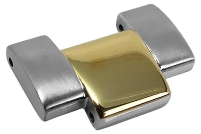 Produktbild von Hugo Boss > 1x Bandglied Edelstahl silber- / gelbgoldfarben > 1513767