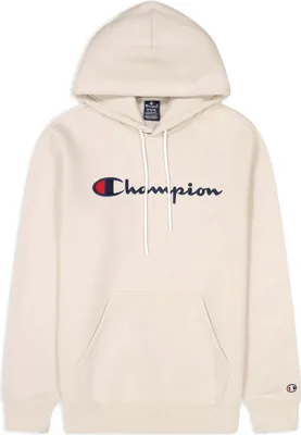 Produktbild von Champion Hooded Sweatshirt Mn Herren Hoodie mit Logoschriftzug Beige (Off-White/SVL), 219203-ES057