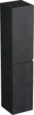 Obrázek produktu pro Koupelnová skříňka vysoká Jungborn TRENTA černá matná 35 x 161,8 x 35 cm