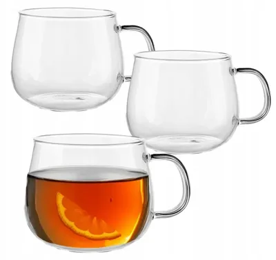Produktbild von Altom Design Bianca Set 6 Latte-Gläser mit Henkel 430ml