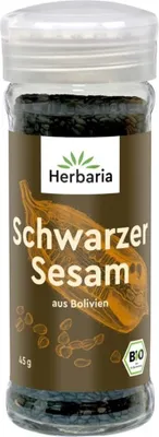 Produktbild von Schwarzer Sesam - Gewürzstreuer 45g