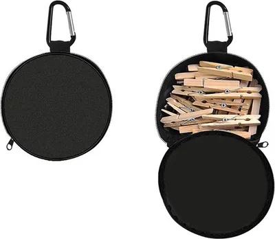 Produktbild von Wäscheklammer Beutel mit Haken Klammerbeutel Ø140mm Futterbeutel für Leckerchen
