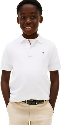 Produktbild von Tommy Hilfiger Jungen Poloshirt Kurzarm Flag Regular Fit, Weiß (White), 92