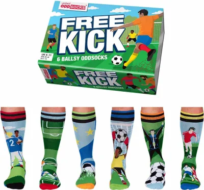 Produktbild von Free Kick Fußball Oddsocks Socken in 39-46 im 6er Set