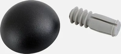Immagine prodotto di INOLINE - Tappi di chiusura per corrimano, alluminioColore nero