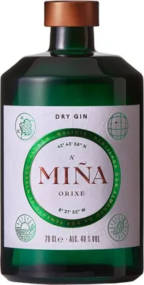 Immagine prodotto di A Miña Orixe Dry Gin Ginevra Spagna 70,00 cl 40,0 %