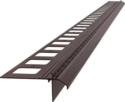 Produktbild von Renoplast Aluminium Traufprofil K20R Harzböden, Profil 200cm, Braun
