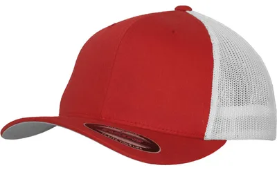 Obrázok produktu pre Flexfit Mesh Trucker Trucker Cap mit BW rot/weiß L/XL