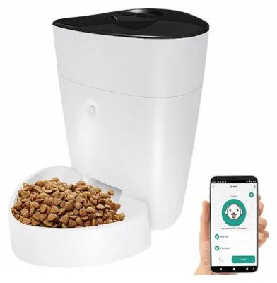 Image de Distributeur de nourriture connecté pour petit chien et chat