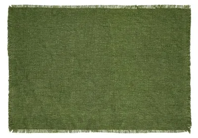 Zdjęcie produktu dla Podkładka pod talerze Pomax Frivole, bawełna, zielona, wymiary: 50 cm x 35 cm