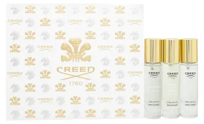 Immagine prodotto di Set regalo Creed da uomo: 10 ml di Aventus EDP + 10 ml di Green Irish Tweed EDP + 10 ml di Silver Mountain Water EDP