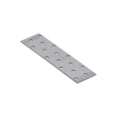 Produktbild von 20x Lochplatte 160 x 40 x 2,00 mm Flachverbinder Holzverbinder verzinkt