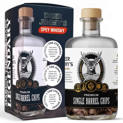 Whisky-Cadeauset – DIY mit Speyside Eichenholz, 500 ml