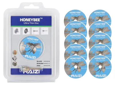 Immagine prodotto di Disco diamantato, diametro 45 mm, alta precisione per porcellana e Vetroceramica, confezione da 10 pezzi. Lama versatile, 6 mm, 45 mm