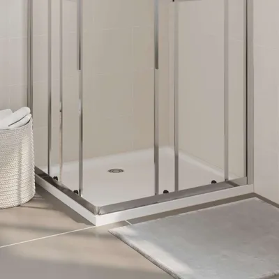 Produktbild von vidaXL Brodzik prysznicowy ABS prostokątny biały 80x90 cm