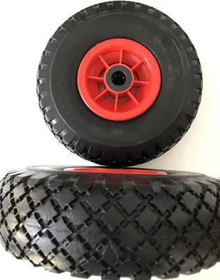 Produktbild von Vollrad für Sackkarren 3.00-4, pannensicher, mit Gummifelge, 260 mm