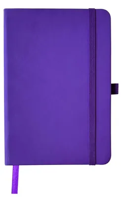 Image de Carnet A5 violet avec élastique V-2