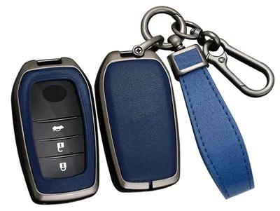 Imagen del producto de Omgoods: Fundas para llaves de coche compatibles con Toyota Yaris, Corolla, RAV4 y más