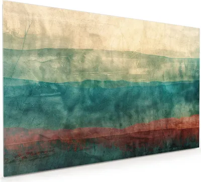 Produktbild von Küchenrückwand Spritzschutz Glas mit Motiv Verwaschene Streifen 40 x 40 cm