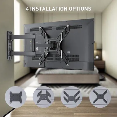 Produktbild von Famanu TV-Halterung drehbar-neigbar-ausziehbar 26-55 Zoll bis 45 kg VESA 400x400mm