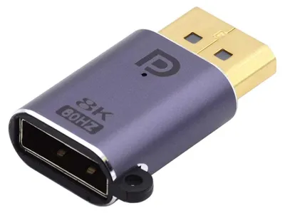 Obrázek produktu pro Adaptér DisplayPort 1.4, konektor: samec (DisplayPort), konektor: samice (DisplayPort), 60 Hz