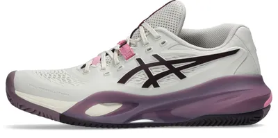 Produktbild von ASICS GEL-RESOLUTION X CLAY W Tennisschuhe Damen Soft Oat/Dark Aubergine Gr. 39.