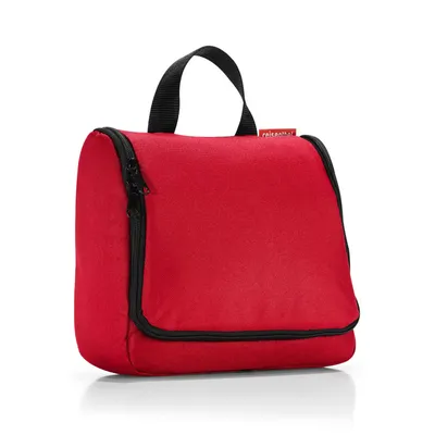 Zdjęcie produktu dla Reisenthel toiletbag, Poliester, Czerwony, Monochromatyczny, Zamek, 4 kiesz., 2 kiesz.