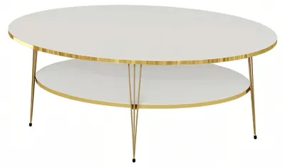 Immagine prodotto di Tavolino in legno bianco dal design moderno