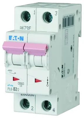 Image de PL6-C 2/2 Disjoncteur C 2A 2P 2M 6KA