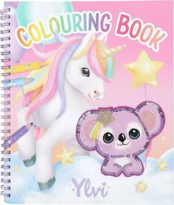 Produktbild von Ylvi & the Minimoomis Kleurboek met Eenhoorn Pailletten